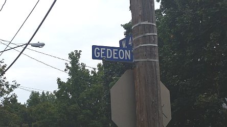Die Gedeon Ave in Cleveland, Ohio, USA