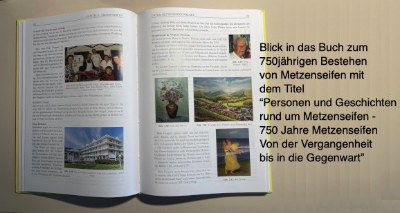 Blick in das Buch zum 750jährigen Bestehen von Metzenseifen